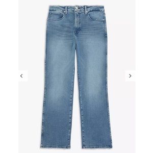 NWT Good American Good Curve Straight Jeans Size 6/28 - BLUE858